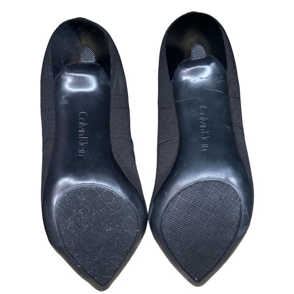 Calvin Klein Nitza Pumps Pointed Toe Black Size 8 - Picture 6 of 8